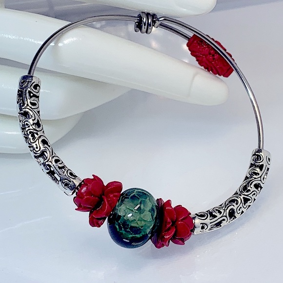 STRENGTH NATURAL BRACELET 6cm diameter - Picture 3 of 6